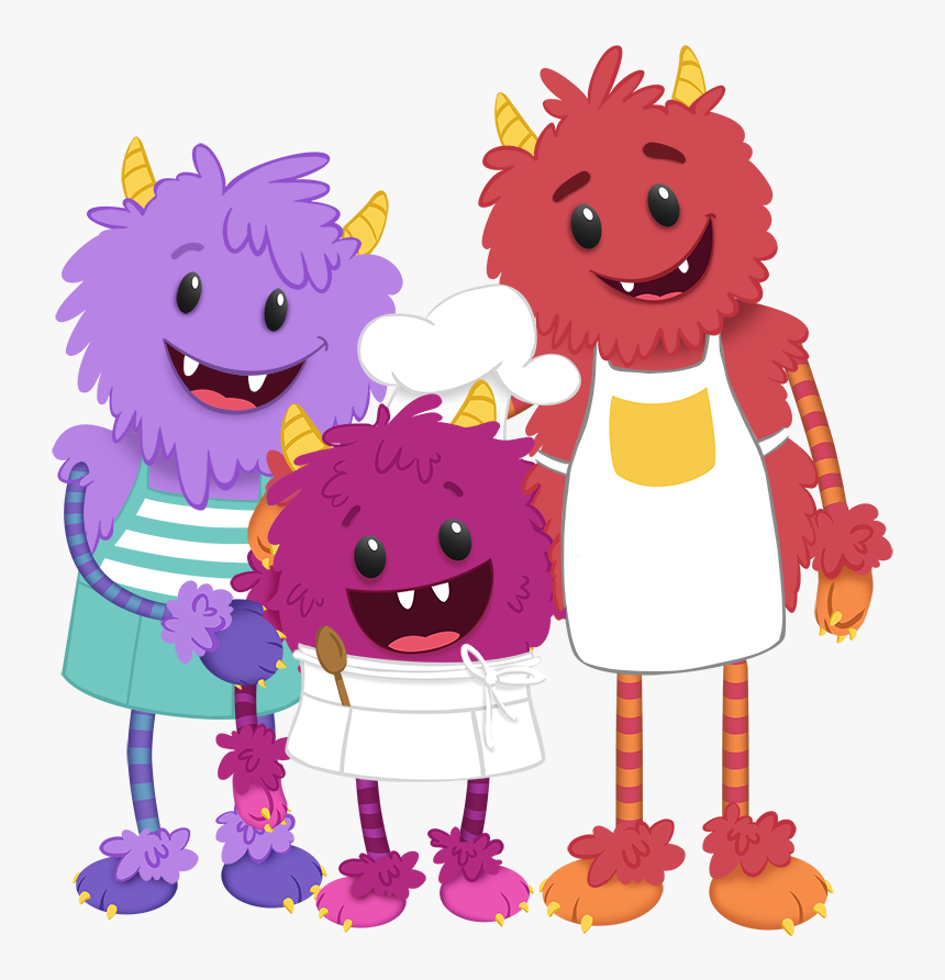Nomster Family Nomste Rchef - Cartoon, HD Png Download