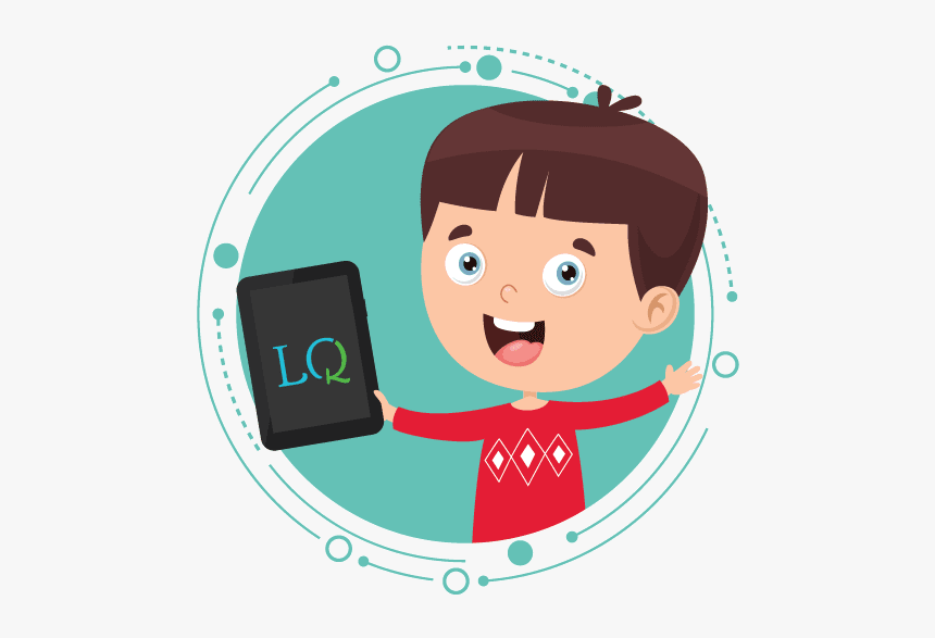 Boy Using Logiqids - Niño Con Tablet, HD Png Download