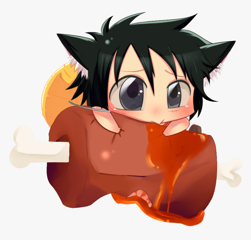 Transparent Luffy Chibi Png - Luffy Neko One Piece, Png Download