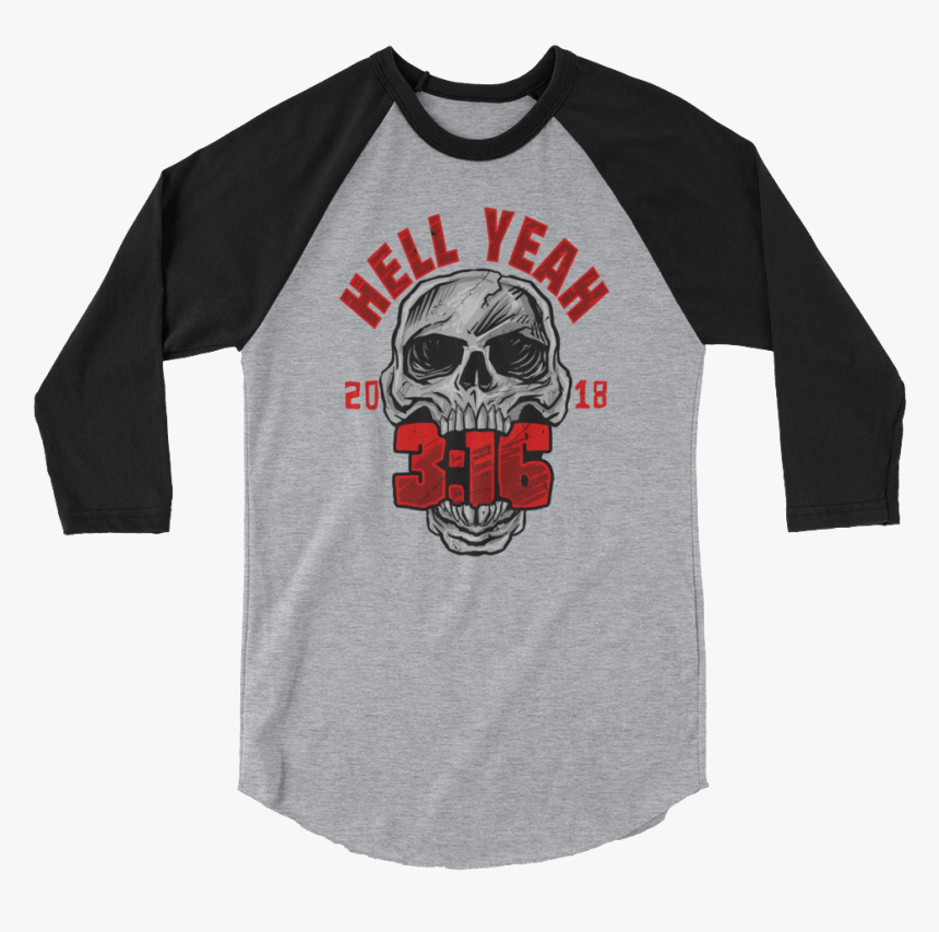 Stone Cold Steve Austin Hell Yeah - Free Mockups Baseball Tshirt, HD Png Download