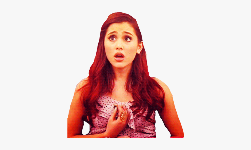 #scared #arianagrande #freetoedit - Girl, HD Png Download