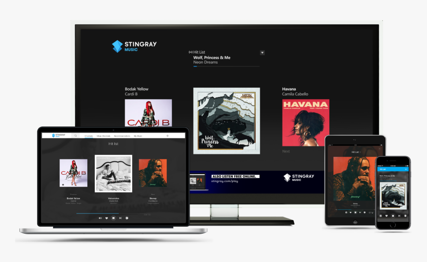 Stingray Music App, HD Png Download