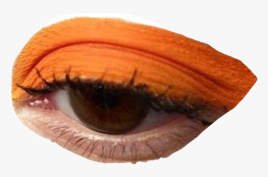#moodboard #filler #png #eye #makeup #interesting #niche - Orange Eye Look, Transparent Png