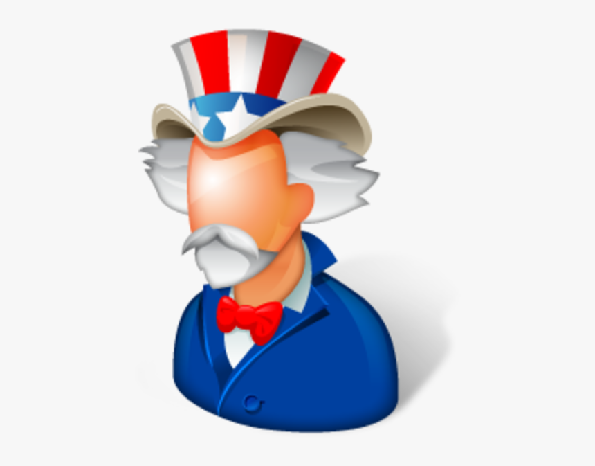 Sam Svg Creepy Uncle - Uncle Sam Icon Png, Transparent Png