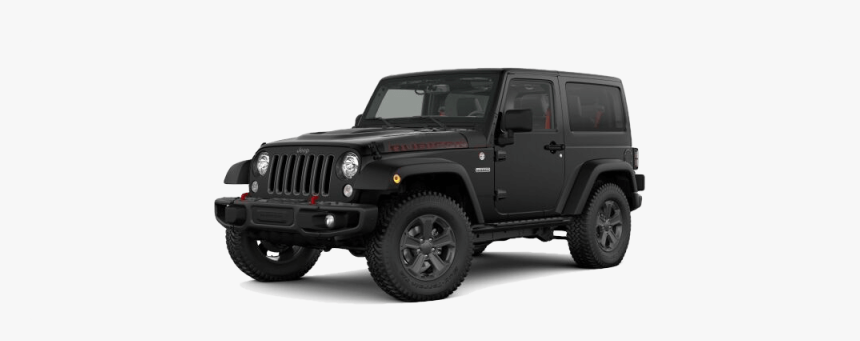 Black - Jeep Rubicon 2018 Two Door, HD Png Download