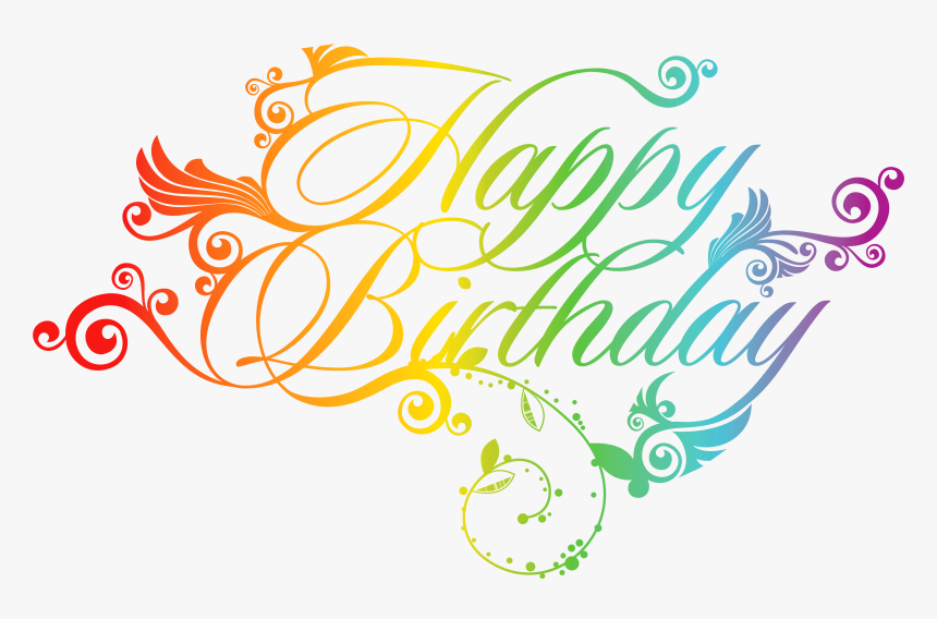 Happy Birthday Png 2018, Transparent Png