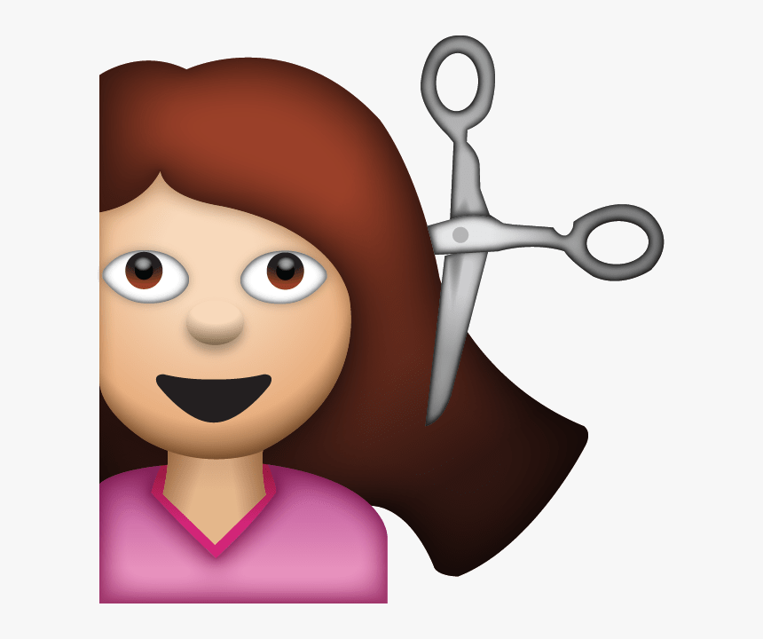 Free Emoji Icons - Haircut Emoji Png, Transparent Png