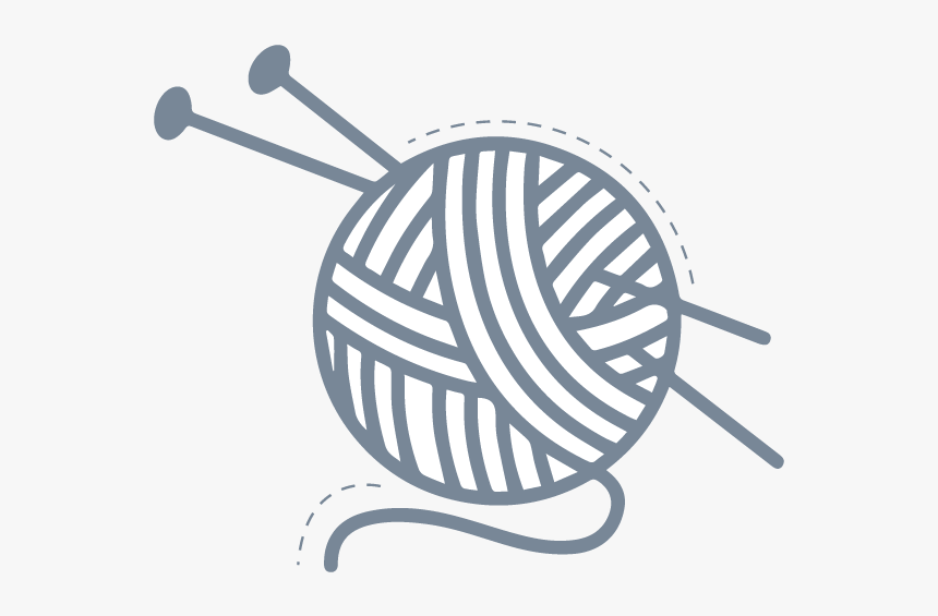 Clip Art Yarn Wool Craft Needle - Crochet Png, Transparent Png