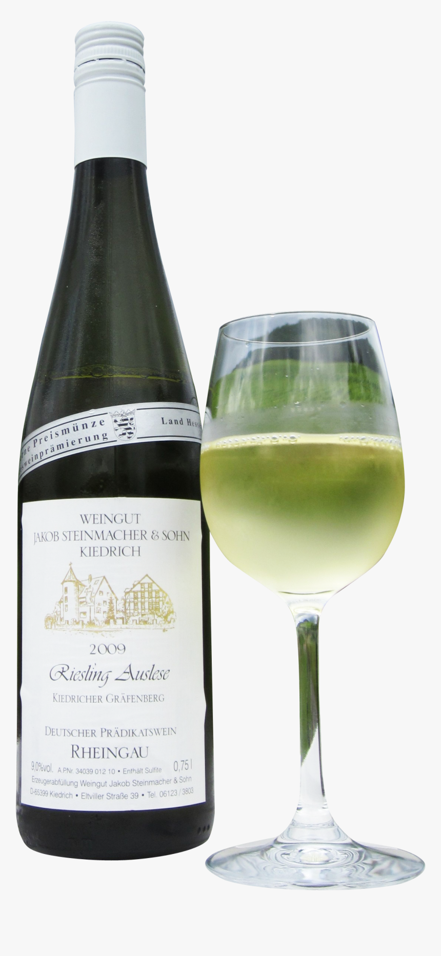 Wine Bottle And Glass Png, Transparent Png
