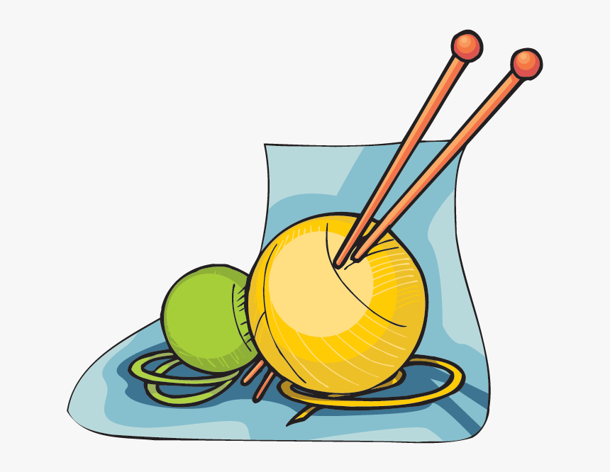 Knitting Needles And Yarn, HD Png Download