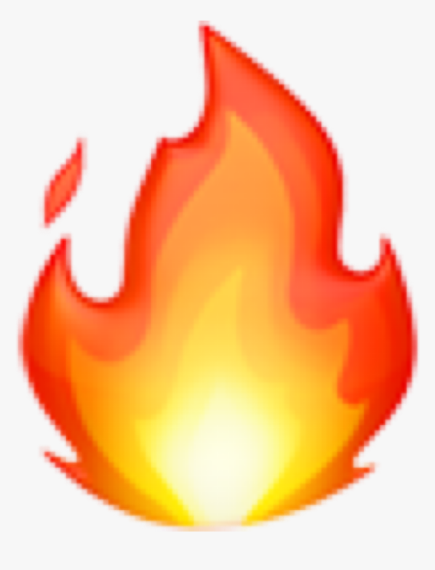 Iphone Fire Emoji Png, Transparent Png