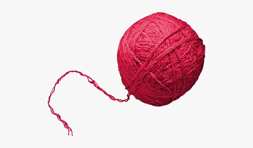 Clip Art Gomitolo Woolen Ball Material - Transparent Background Yarn Png, Png Download