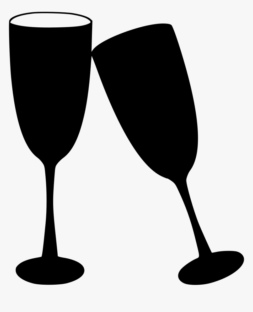 Day Celebration Glasses Champagne - Champagne Png Icon, Transparent Png