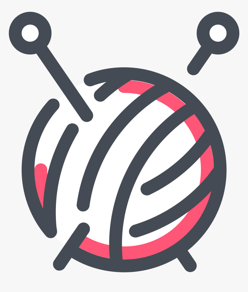 Transparent Ball Of Yarn Clipart - Handicraft Icon Png, Png Download