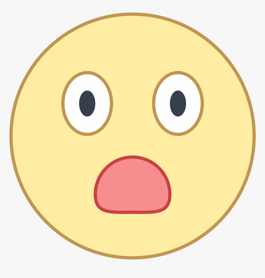 It S A Logo For A Surprised Person - Circle, HD Png Download