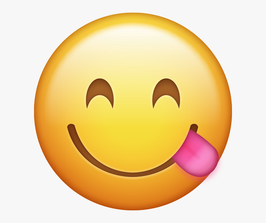 Download Hungry Iphone Emoji Image - Iphone Smile Emoji, HD Png Download