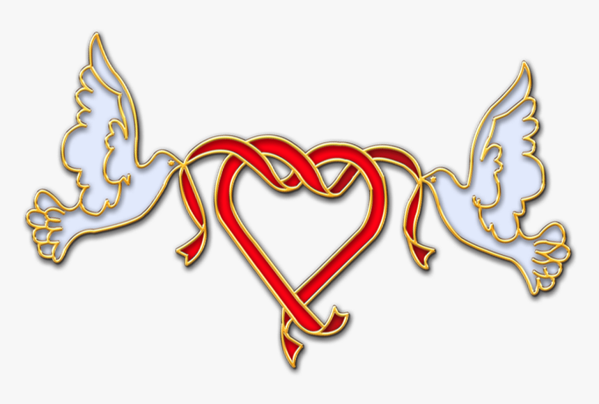 Transparent Wedding Clipart Png - Wedding Dove Clipart Png, Png Download