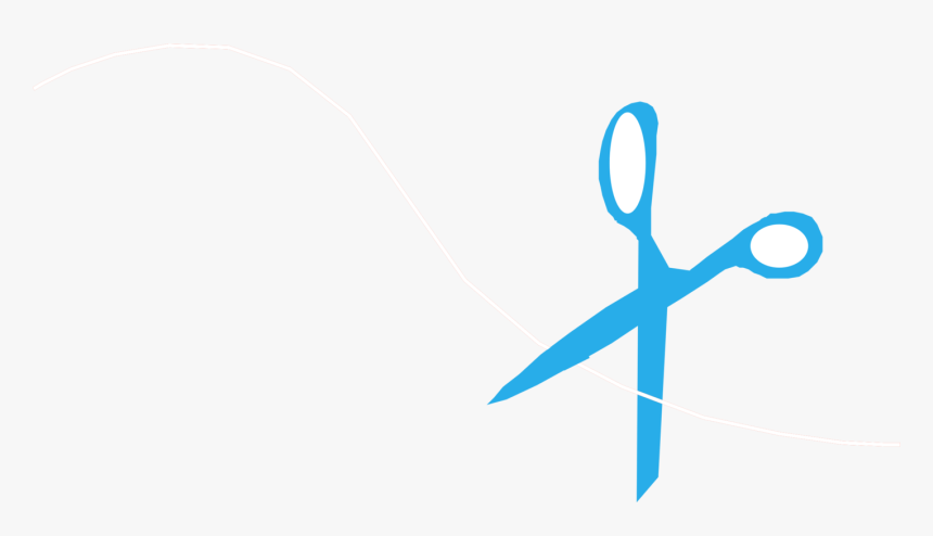 Blue,graphic Design,angle - Scissors And String Clipart, HD Png Download