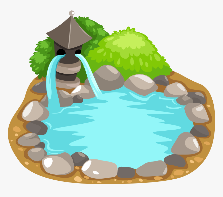 Park Clipart Top View - Koi Pond Clipart, HD Png Download