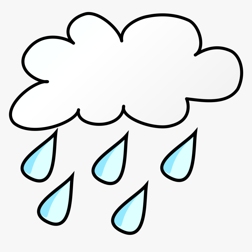 Rainy Weather Clip Art, HD Png Download