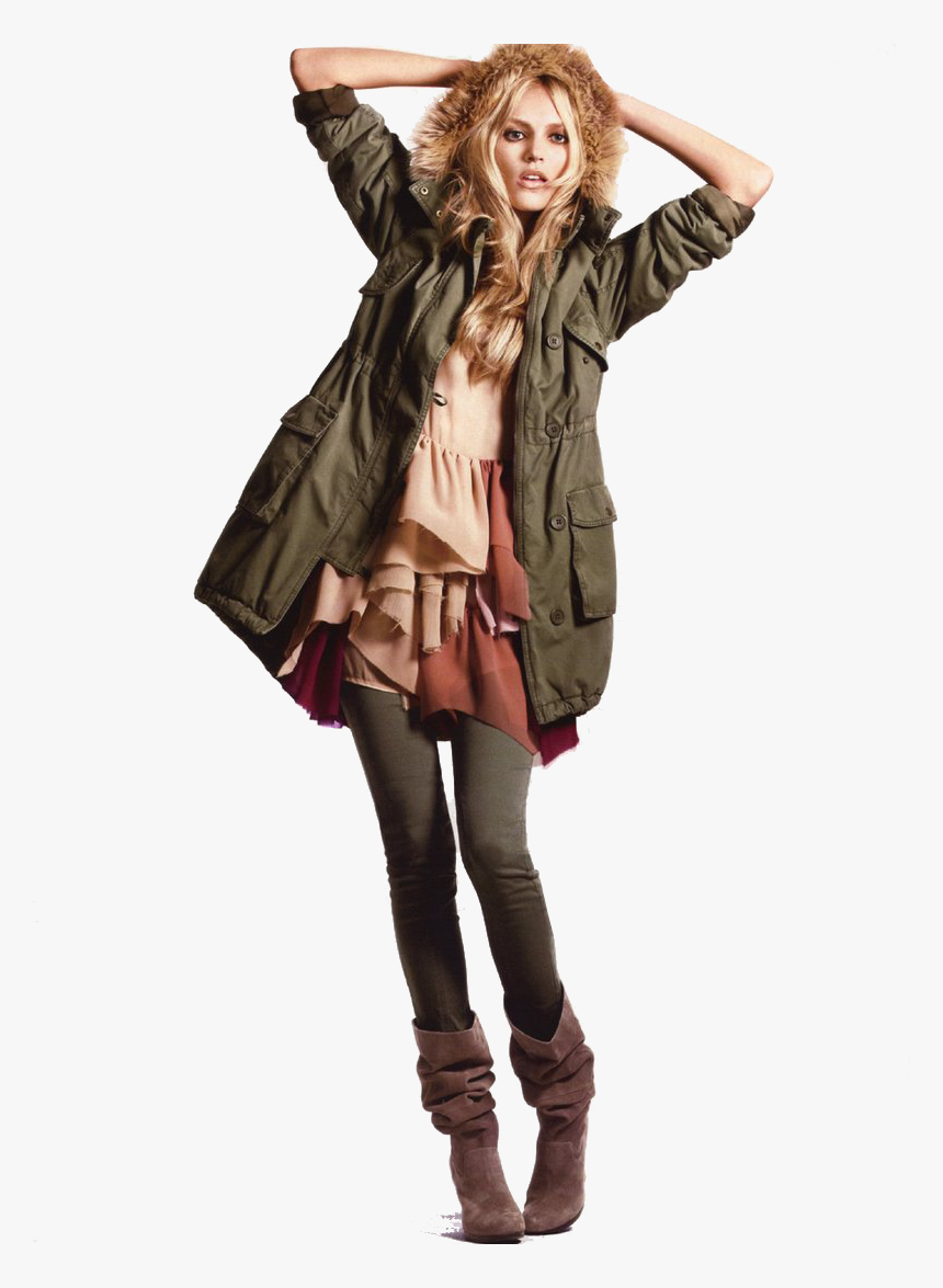 Download Fashion Model Png Image For Designing Projects - Anja Rubik H&m, Transparent Png