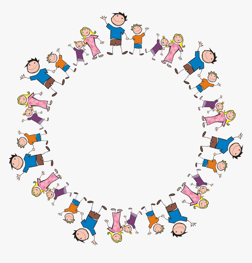 Stick Figure Family Circle Clip Arts - Family Circle Clip Art, HD Png Download