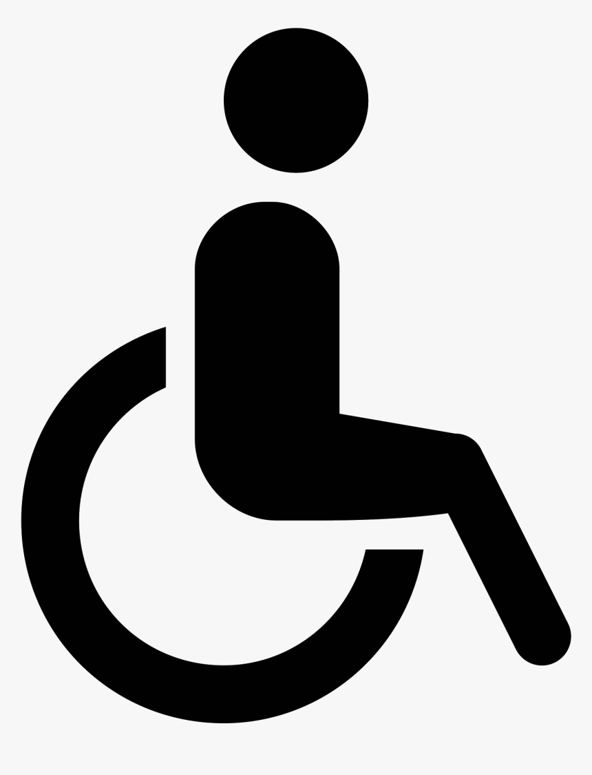 Injury Clipart Handicap Person - New Icon Accessible Wheelchair Logo Design, HD Png Download