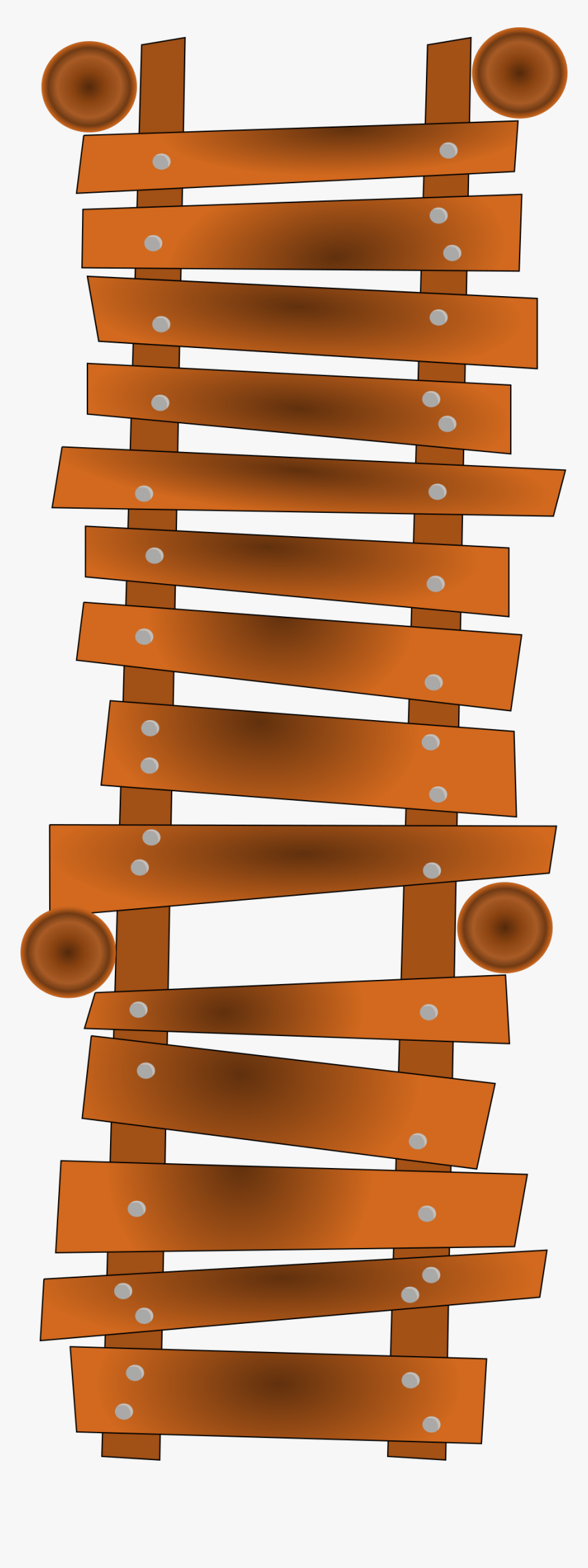 Collection Of Bridge - Cute Ladder Clipart Png, Transparent Png