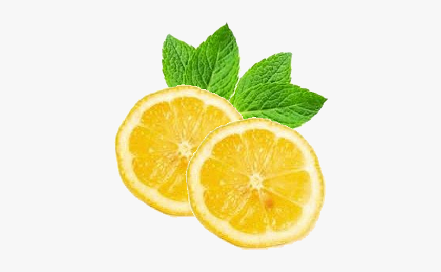 Lemon Png Top View - Mint And Lemon Png, Transparent Png