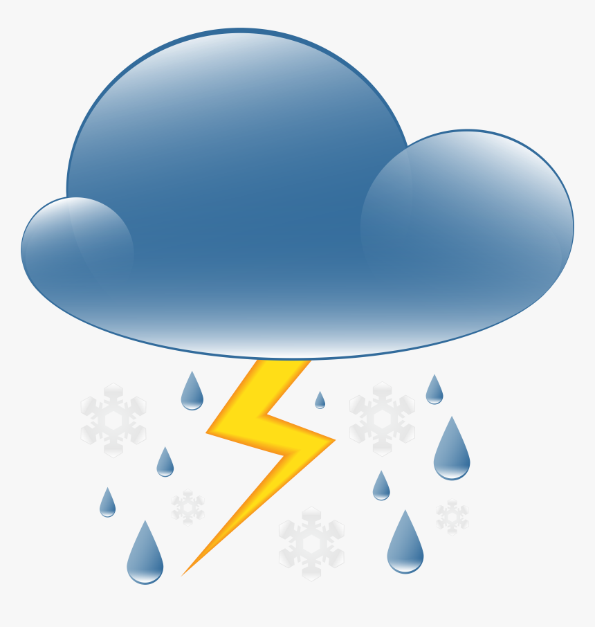 Snow Clipart Rain, HD Png Download , Transparent Png Image - PNGitem