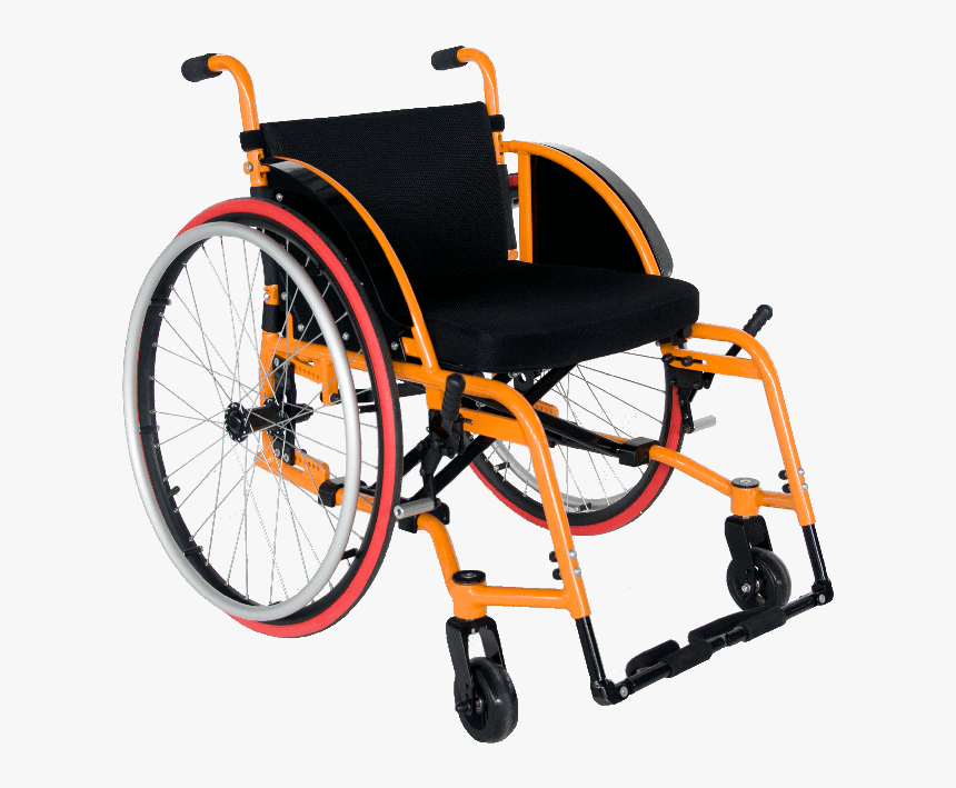 Lightweight Handicapped Reclining Manual Sports Wheelchair - Wheelchair, HD Png Download