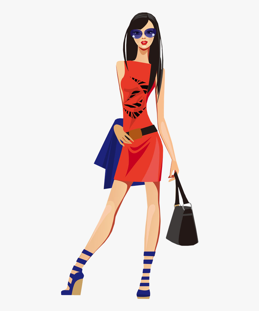 Clipart Clipartfest Pinterest - Fashion Girl Clipart Png, Transparent Png