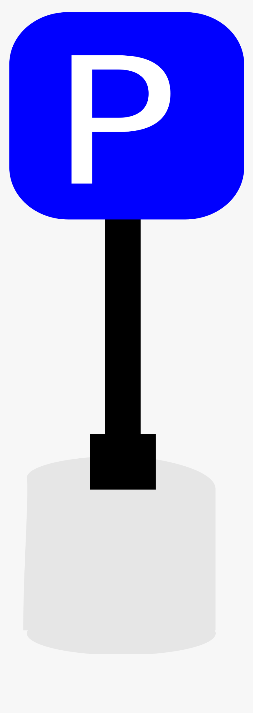 Area Clipart Parking Sign - Parking Sign Clip Art, HD Png Download