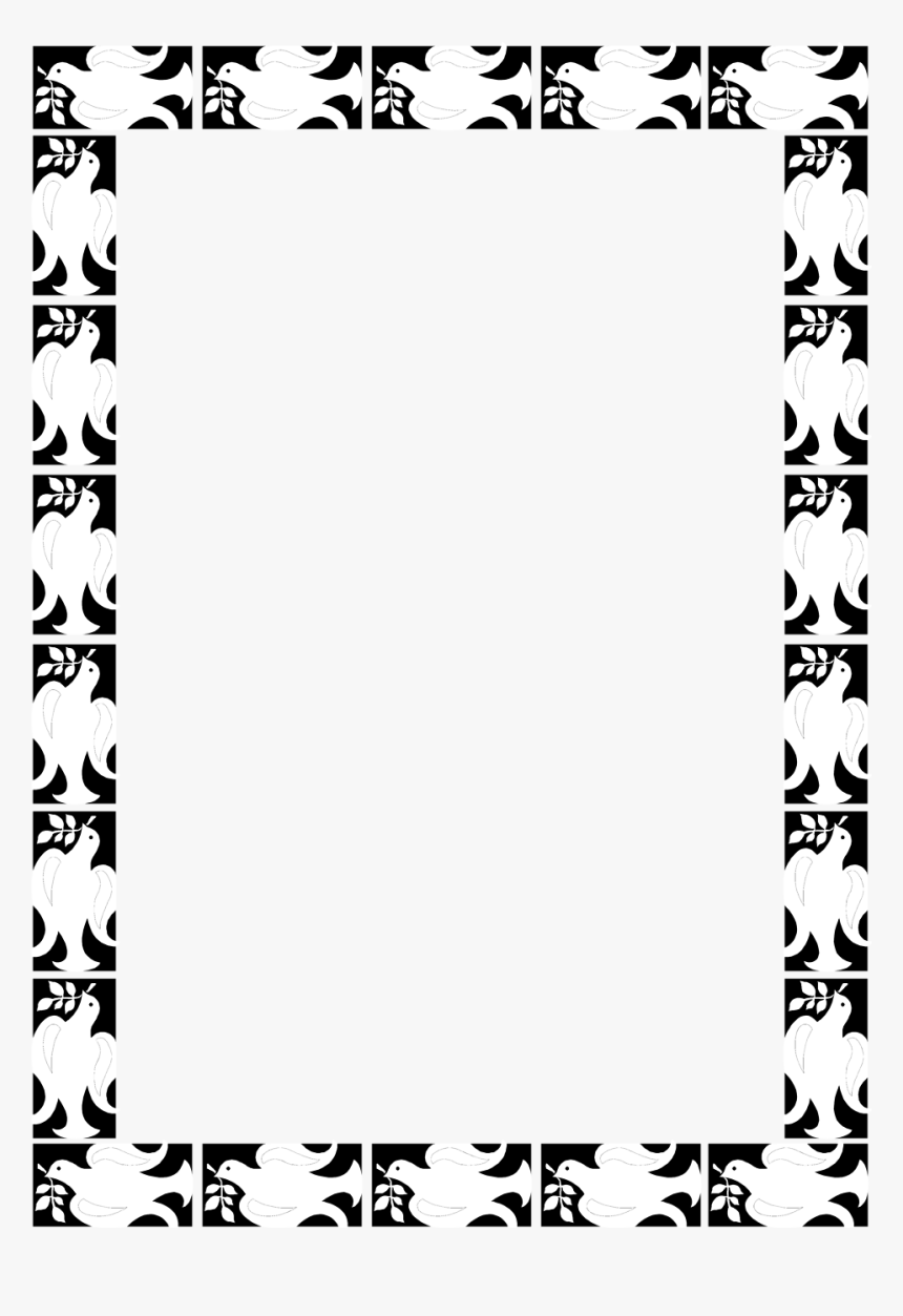 Dove Border Clipart, HD Png Download