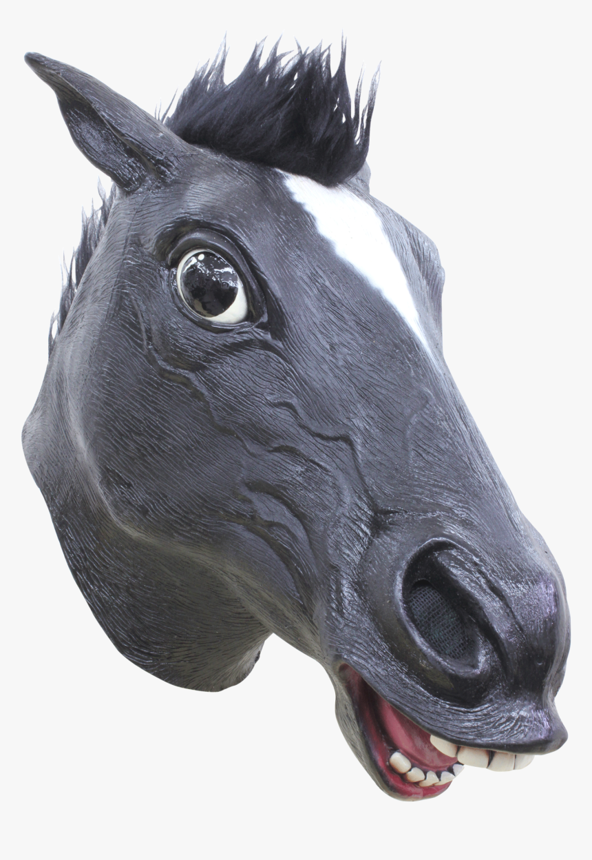 Horse Black Mask 
 Class - Caballo Negro, HD Png Download