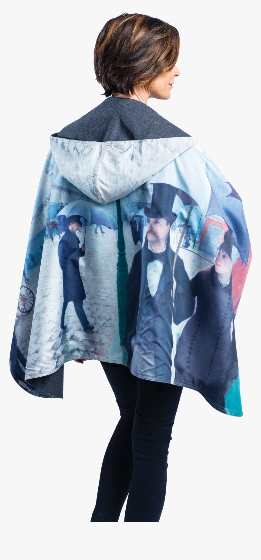 The Warmcaper Is A Cooler-weather Option From Raincaper - Girl, HD Png Download