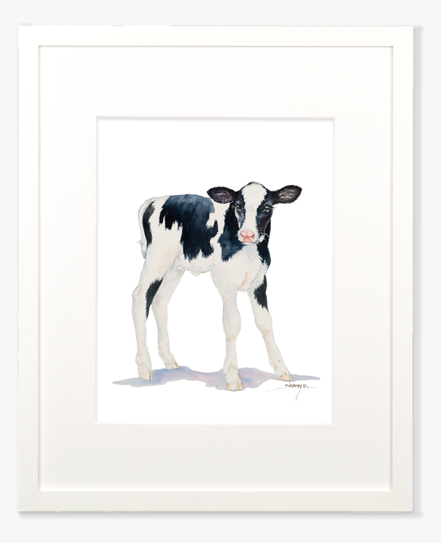 Baby Cow Wall Art 
 Class - Baby Cow, HD Png Download