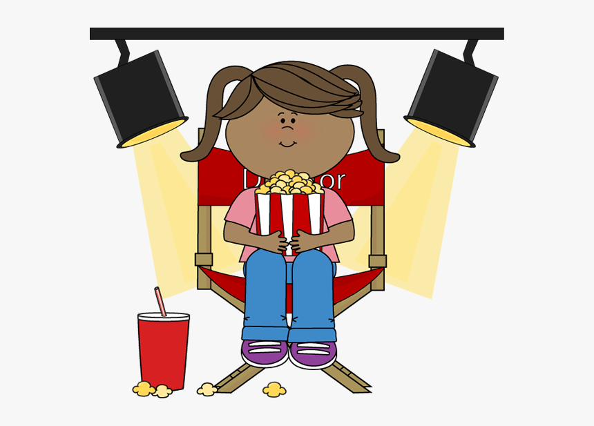 Eating Popcorn Clip Art, HD Png Download