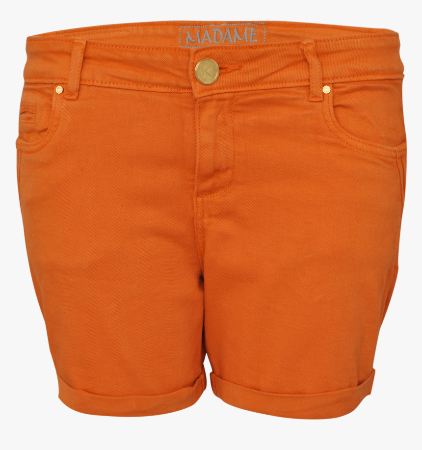 Short Pant Orange - Bermuda Shorts, HD Png Download