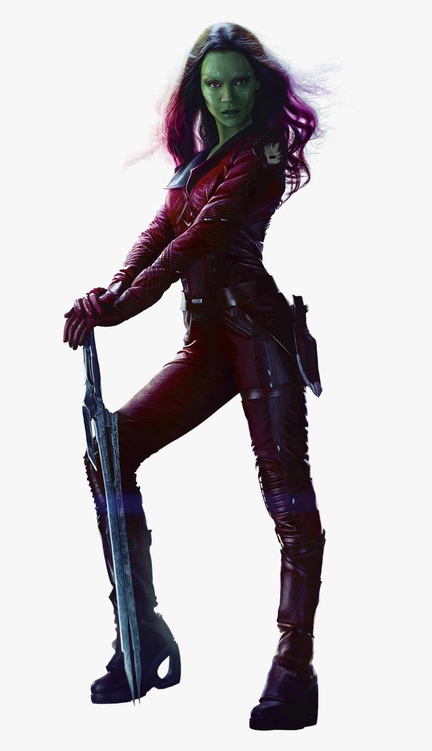 Guardians Of The Galaxy 2014 Gamora, HD Png Download