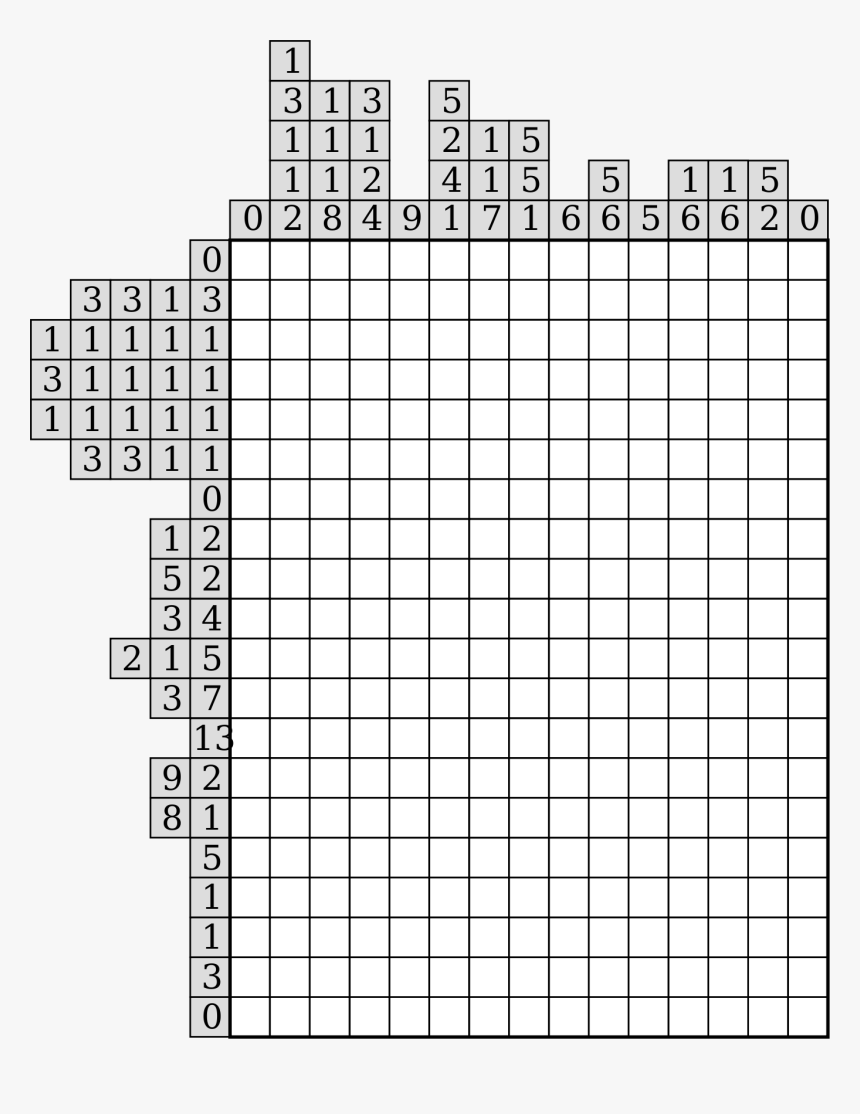 New Year 2017 Nonogram Clip Arts - Nonogram Download, HD Png Download