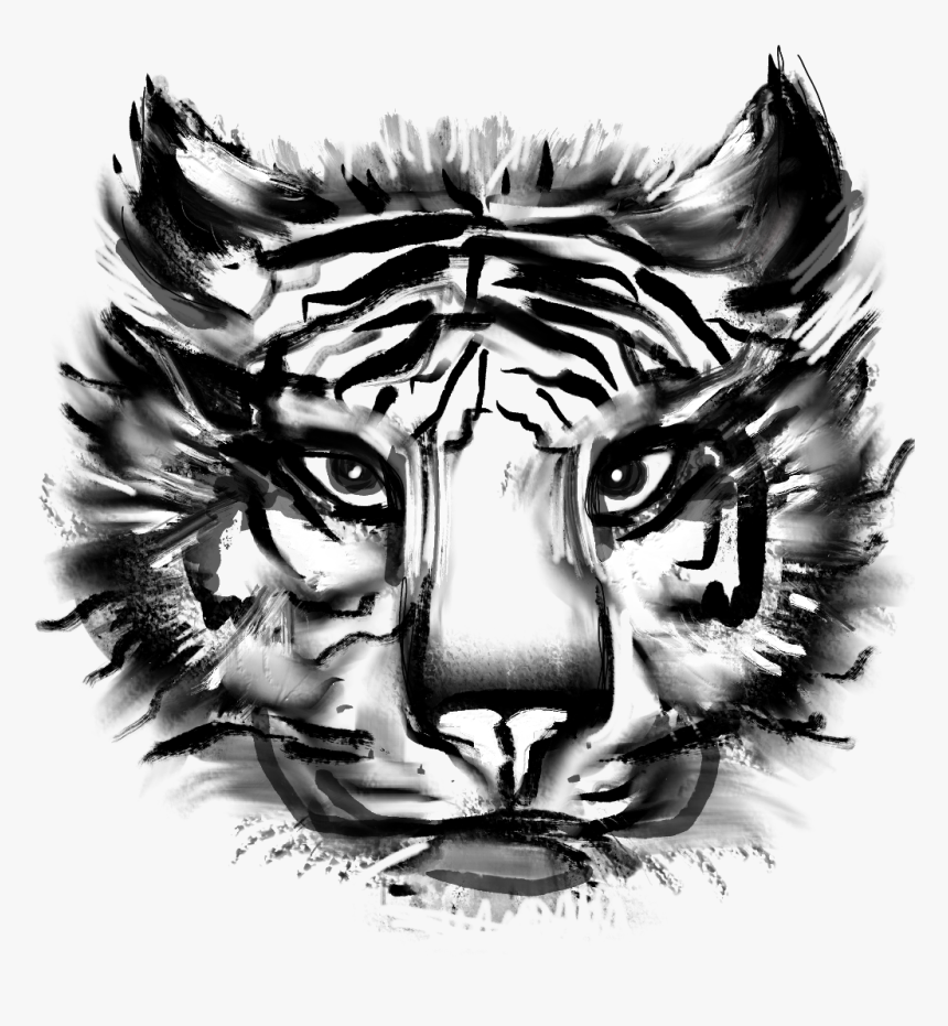Transparent Angry Lion Png - Siberian Tiger, Png Download