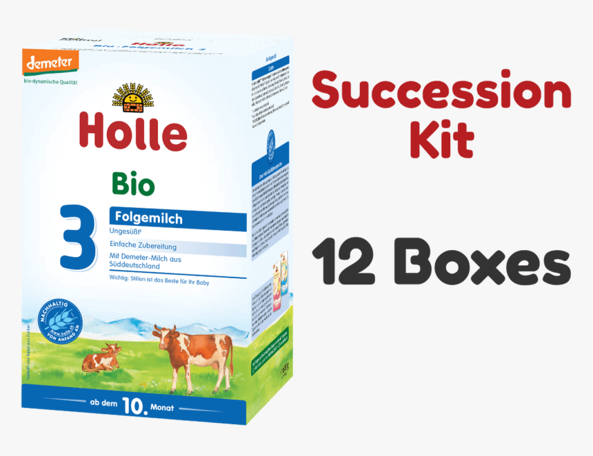 12 Boxes Of Stage 3 Organic Baby Milk Formula (600g) - Cattle, HD Png Download