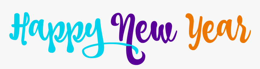 Happy New Year In One Line, HD Png Download