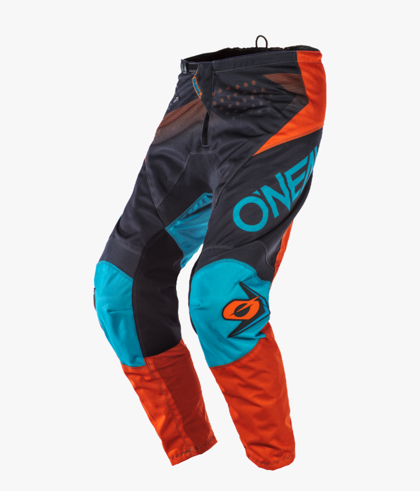 On Elem Factor Orange Blue Pant Front - Oneal Element Factor Orange, HD Png Download