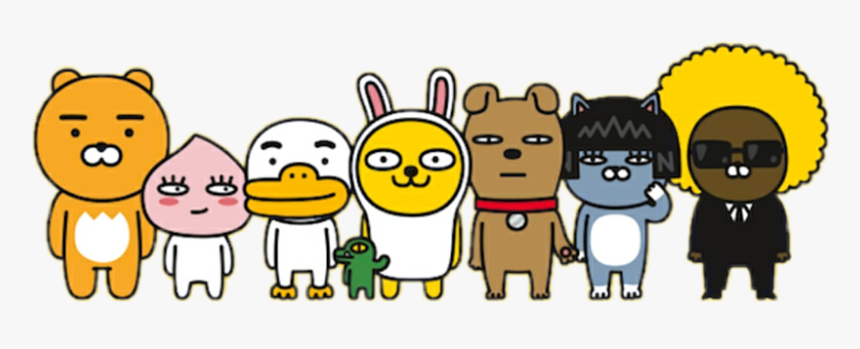 #kakao #friends #kakaofriends #cute #muzi #con #ryan - Kakao Friends 全家, HD Png Download