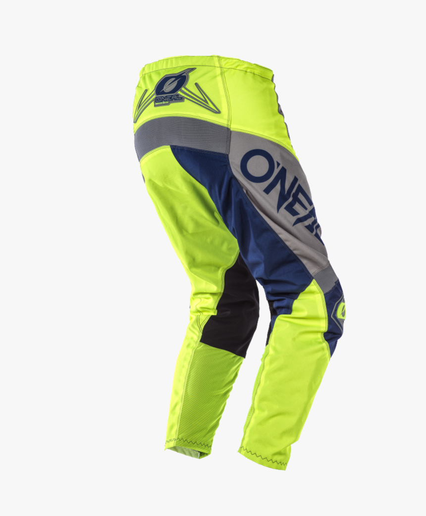 On Elem Factor Gray Neon Pant Back - O'neal, HD Png Download