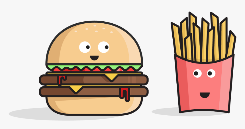 Transparent Eating Clipart Png - Hamburger, Png Download