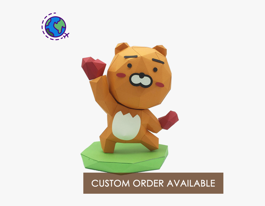 Kakao Friends Paper Toy, HD Png Download