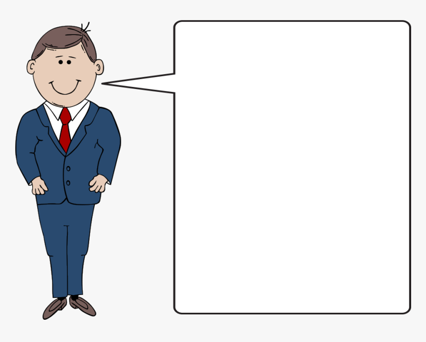 Man In Suit Cartoon, HD Png Download